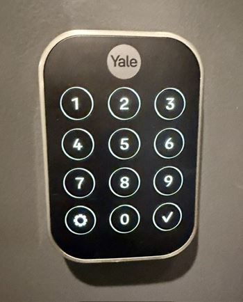 Keyless apartment door and smart thermostats
